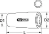 KS Tools 117.1209, Buchse, 1/2", Metrisch, 1 Kopf/Köpfe, 9 Produktbild-Vorschau 2