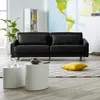 home24 Schlafsofa - Kunstleder Schwarz Produktbild-Vorschau 3