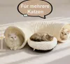 Katzen Tunnel Bett Katzenhöhle Kuschelbett Katzenhaus Höhle Produktbild-Vorschau 8