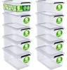 DEUBA® 10x Aufbewahrungsbox mit Deckel 5L Box Kunststoff Produktbild-Vorschau 1