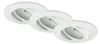 Lampade da incasso a LED dimmerabili orientabili set da 3 Anteprima dell’immagine prodotto 1