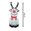 Weihnachtsfigur beleuchtet Acryl Elch 45 LEDS Timer Produktbild-Vorschau 2