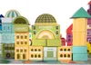 Hrací sada puzzle podložka dřevěné stavební bloky s písmeny Náhled obrázku produktu 15