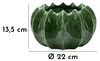 Vaso per cactus in Vetroceramica lucida, verde, dimensioni Anteprima dell’immagine prodotto 7