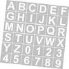 36 Stück 5 Zoll Buchstaben- und Zahlenschablonen Produktbild-Vorschau 1