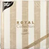 Papstar Servietten sand ROYAL Collection Lines 40x40cm 50 Produktbild-Vorschau 4