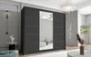 Schwebetürenschrank Netro VI 250 cm mit Spiegel - Groß Produktbild-Vorschau 1