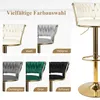 Hawthyhome Barhocker mit goldener Metallbasis(2er Set) Produktbild-Vorschau 6