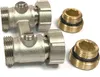 Hahnblok, rechte doorvoering, 3/4" AG x 1/2" Euroconus, Productafbeelding-voorbeeld 2