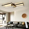 ZMH LED Deckenleuchte Wohnzimmer Deckenlampe - Schwarz 80CM Produktbild-Vorschau 1