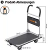 Meister Plattformwagen "cut-off" bis 150 kg Tragkraft Produktbild-Vorschau 8