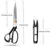 Ciseaux de tailleur de 9 pouces en acier au carbone, avec Voir les images du produit 4