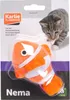 Karlie Fisch Nema Katzenspielzeug Catnip Plüsch Orange Produktbild-Vorschau 4