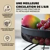 Présentoir à fruits Eluno à deux niveaux avec Voir les images du produit 5