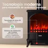 KAMINIO Chimenea eléctrica LENI con conducto de chimenea: Vista previa de la imagen del producto 3