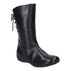 A studio shot of a black leather boot. Produktbild-Vorschau