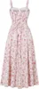 ASKSA Femme Eté y Sans Manches Spaghetti Boho Fleurs Robe Voir les images du produit 2
