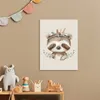 Wanddeko 30x40 cm - Kinder Bohemian - Faultier - Boho, Produktbild-Vorschau 2