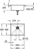 GROHE K700 60-S, Unterbauspüle, Rechteckig, Edelstahl, Produktbild-Vorschau 2