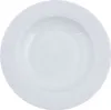 A white soup plate with a textured rim on a white background. Náhľad obrázku produktu