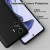 A black phone case is shown on top of a smartphone, highlighting its camera protection. Náhľad obrázku produktu