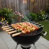 BBQ-Toro špízy z nerezové oceli s dřevěnou rukojetí (10 Náhled obrázku produktu 2