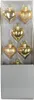 Christbaumschmuck Herzen | 8er Set Gold Matt & Glanz | Glas Produktbild-Vorschau 1