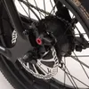 Close-up view of the rear wheel brake and hub of an electric fatbike. Produktbild-Vorschau