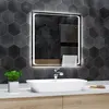 Rechteckiger LED-Spiegel 100x100 cm für Schlafzimmer, Produktbild-Vorschau 8