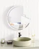 BELIANI Badspiegel Silber Rund ⌀ 60 cm mit LED Beleuchtung Produktbild-Vorschau 4