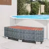 vidaXL Spa Step Grey Poly Rattan 92 × 45 × 25 cm Náhľad obrázku produktu 1