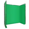 Hintergrundständer faltbar Backdrop Stand mit grünem Tuch Produktbild-Vorschau 9