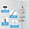 Étagère de douche télescopique réglable 70-275 cm avec 4 Voir les images du produit 5