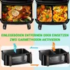 XXL Heißluftfritteuse 12L Airfryer Variabel Für Einzel-und Produktbild-Vorschau 8