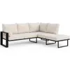 BEAUTYSOFA | VERDINO Gartenecke Beige 2R2 Offen – Garten Produktbild-Vorschau 2