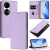 Litchi Leder Handyhülle für Huawei P50 Pro Wallet Produktbild-Vorschau 1