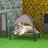 PawHut Haustierbett mit Baldachin Erhöhtes Hundebett Produktbild-Vorschau 2