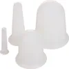 Cups 4Pack masážní silikonové baňky bílá Náhled obrázku produktu 1