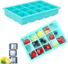 bremermann Moule à glaçons en silicone pour 15 glaçons, set Voir les images du produit 1