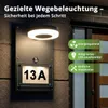 Grafner 2in1 Edelstahl Wandlampe mit beleuchteter Produktbild-Vorschau 2