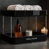 WELLHAUS Küchen Organizer 2 Etagen Schwarz Regal Ablage Produktbild-Vorschau 3