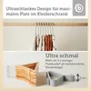 Bieco Kleiderbügel Kinder 8 St. Grau | Länge ca. 30 cm | Produktbild-Vorschau 2