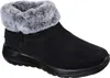 A single black boot with a gray faux fur lining is shown against a white background. Voir les images du produit