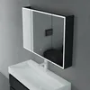 A modern bathroom vanity with a mirror cabinet and sink. Produktbild-Vorschau