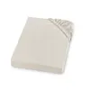 A cream-colored fitted sheet is shown lying flat on a white background. Anteprima dell’immagine prodotto
