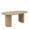 Esstisch OVARO ausziehbar Eiche Cremona 100-188x90x75 cm – Produktbild-Vorschau 2