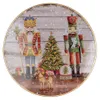 Clayre & Eef Tortenplatte auf Fuß Ø 33x14 cm Rot Kunststoff Produktbild-Vorschau 2