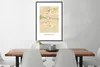 MuchoWow® Gerahmtes Poster Dorsten - Karte - Stadtplan - Produktbild-Vorschau 3