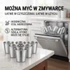 Kubki ze stali nierdzewnej 200 ml, zestaw 6 sztuk, lekkie i Podgląd zdjęcia produktu 9