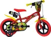 A red children's bicycle with Bing character graphics. Produktbild-Vorschau